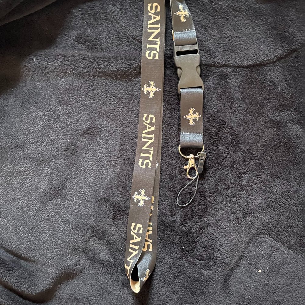 New Orleans Saints Reversible Lanyard